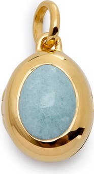 Monica Vinader Birthstone Locket Pendant