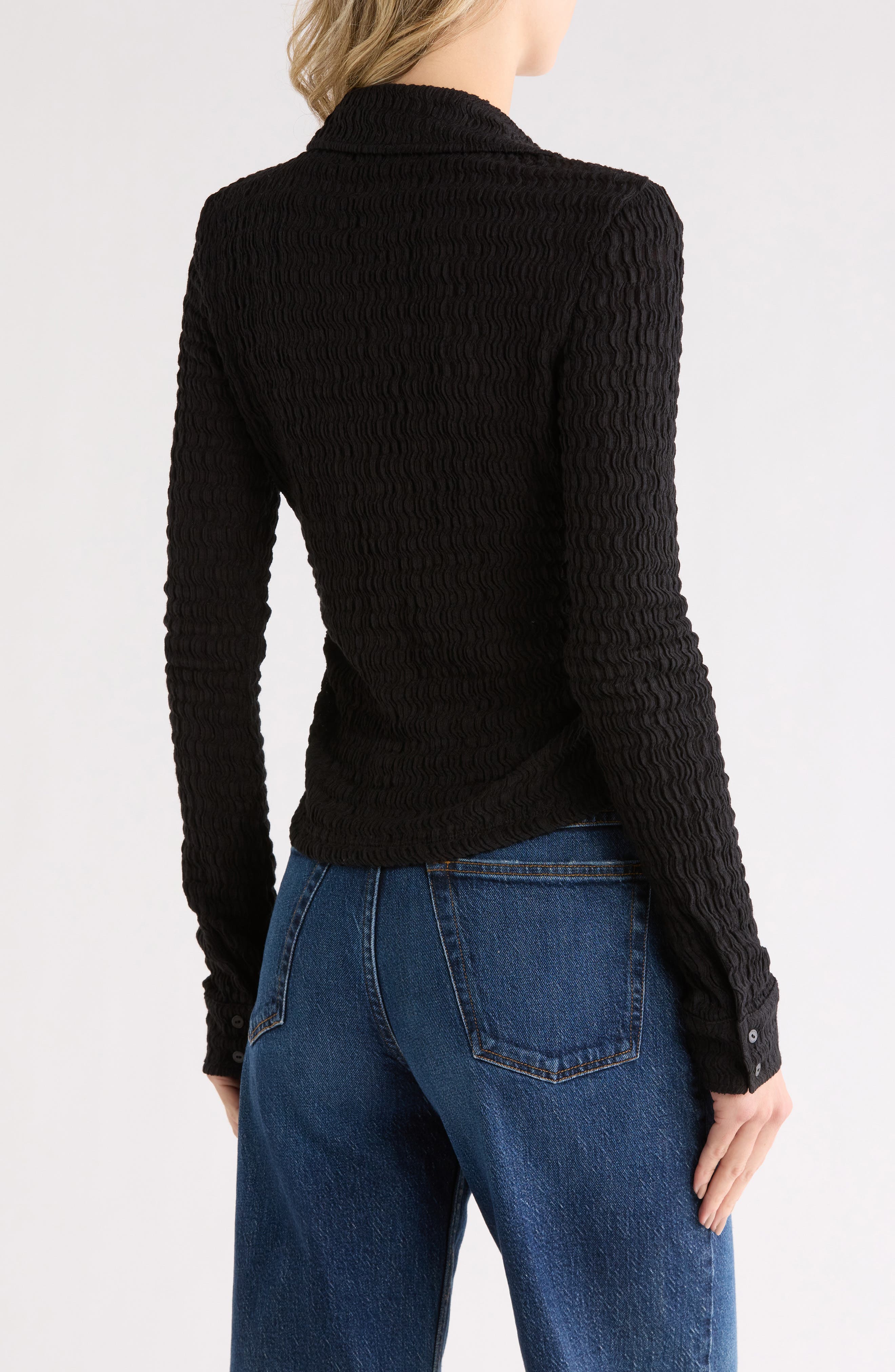 Connie Slim Fit Button-Up Shirt - image 2