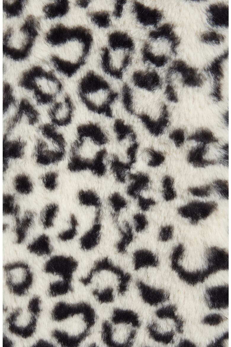 Faux Fur Coat, Alternate, color, IVORY