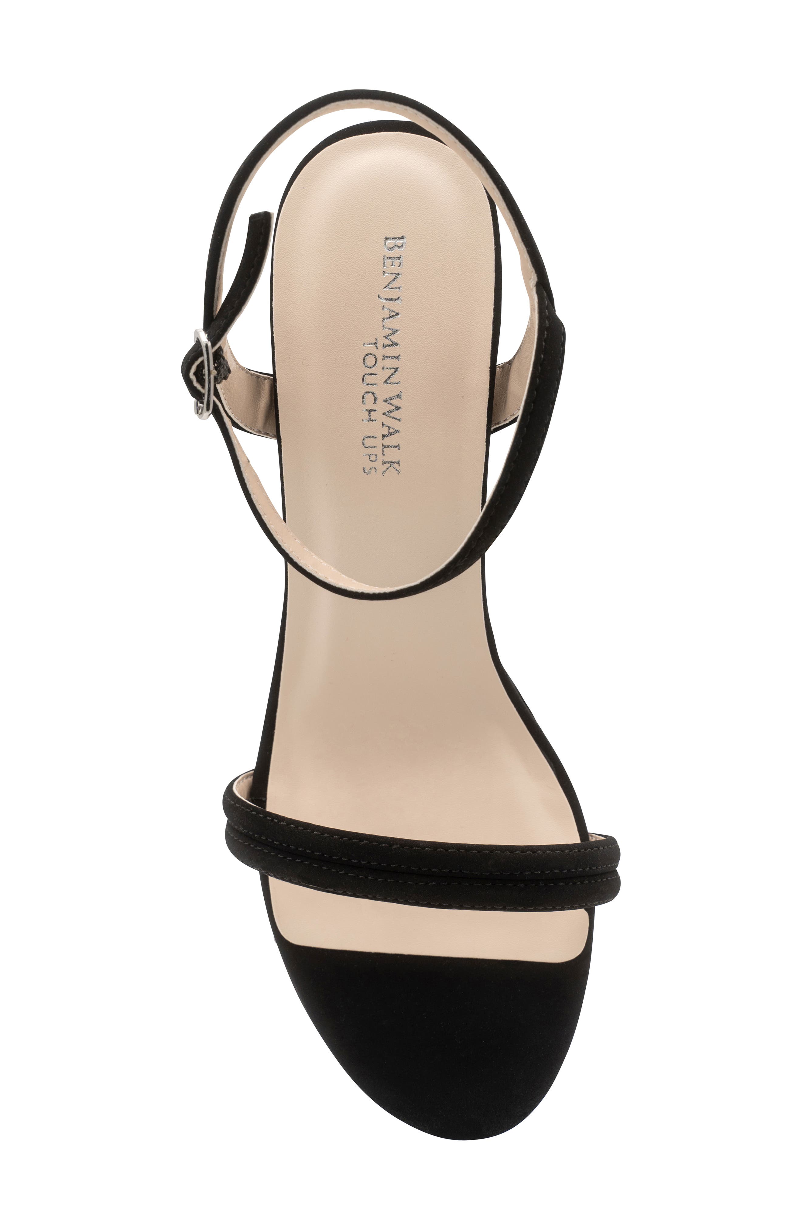 Touch Ups Natalia Ankle Strap Platform Sandal, Alternate, color, Black