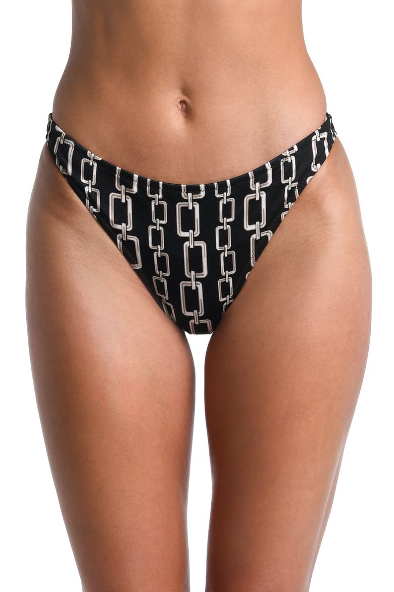 Jean Geo Scoop Bikini Bottoms, Main, color, BLACK