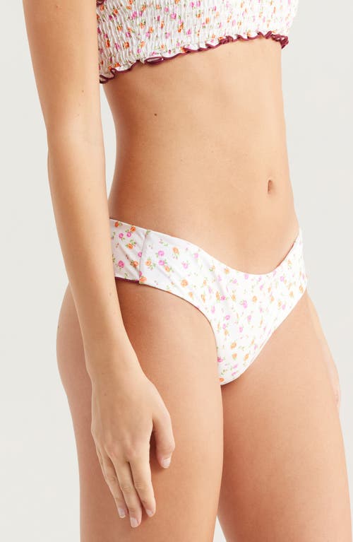 Kulani Kinis Lettuce Frill Thong Bikini Bottoms