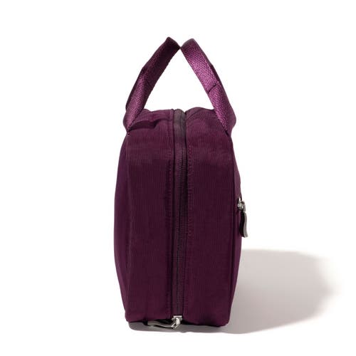 Baggallini Hanging Travel Toiletry Kit In Mulberry