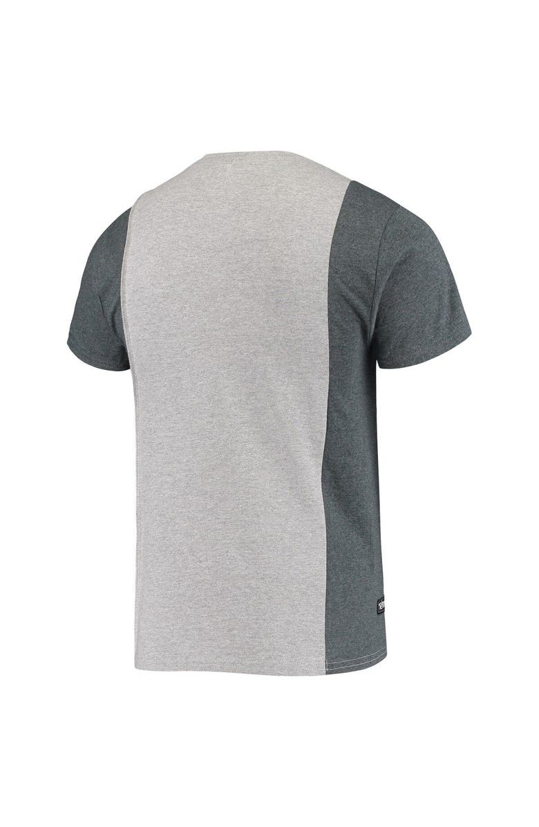 REFRIED APPAREL Men's Refried Apparel Heather Gray Buffalo Bills Sustainable Split T-Shirt, Alternate, color, 