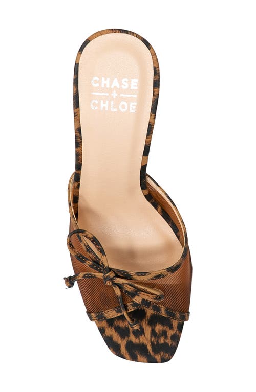 Chase & Chloe Chase And Chloe Baela Mesh Sandal In Black