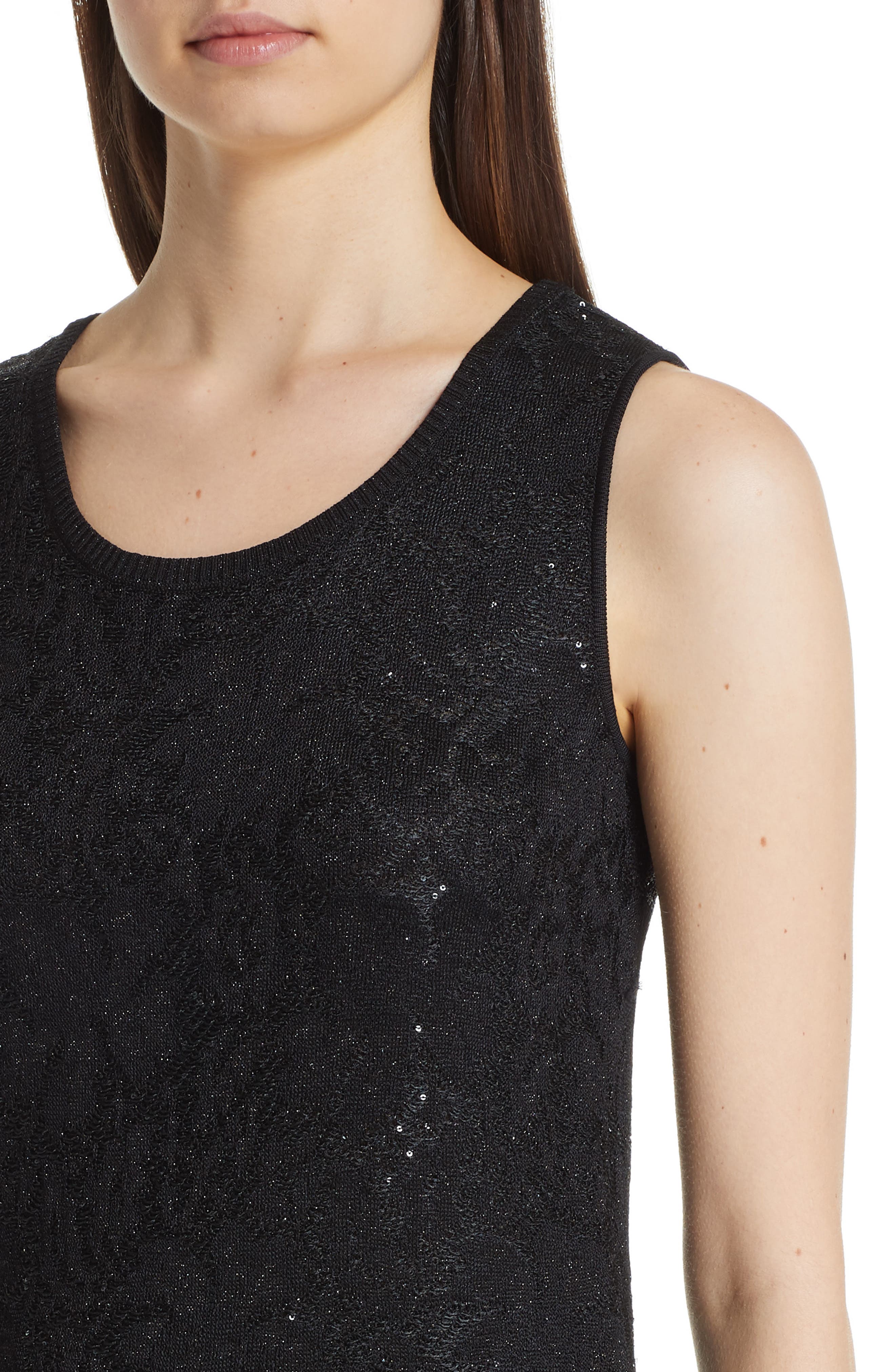 St. John Collection Stellar Gaze Jacquard Knit Shell (Women) | Nordstrom