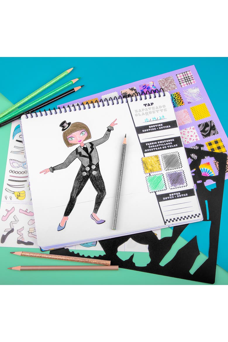 Fashion Sketch Set, I Just Wanna Dance, Art and Craft Kit, Alternate, color, Multicolored
