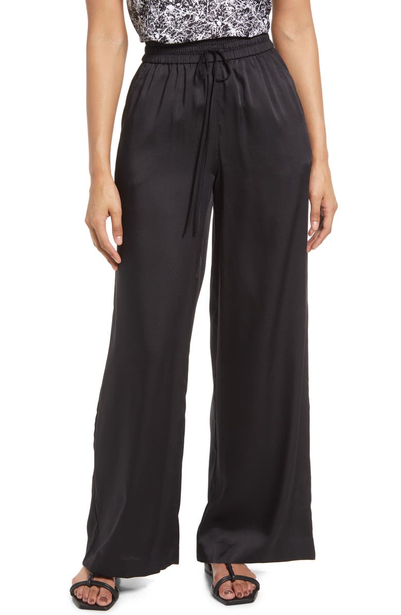 Halogen<sup>®</sup> Women's Pull-On Wide Leg Pants, Main, color, 