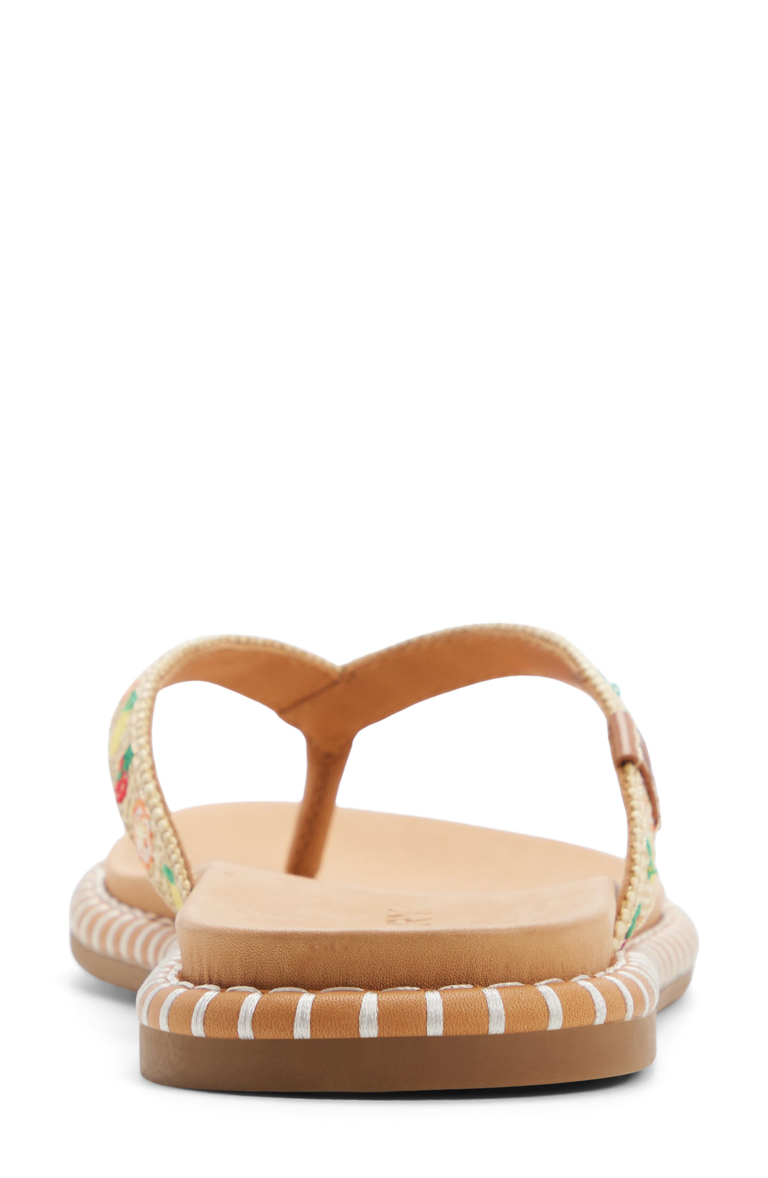 Sperry Isla Flip Flop, Alternate, color, Beige Assorted