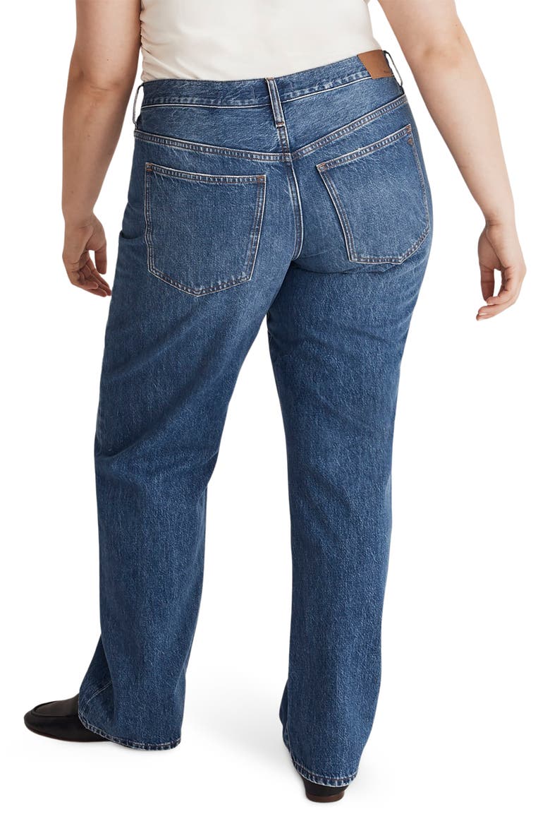 Low Slung Straight Leg Jeans, Alternate, color, PALMINA WASH