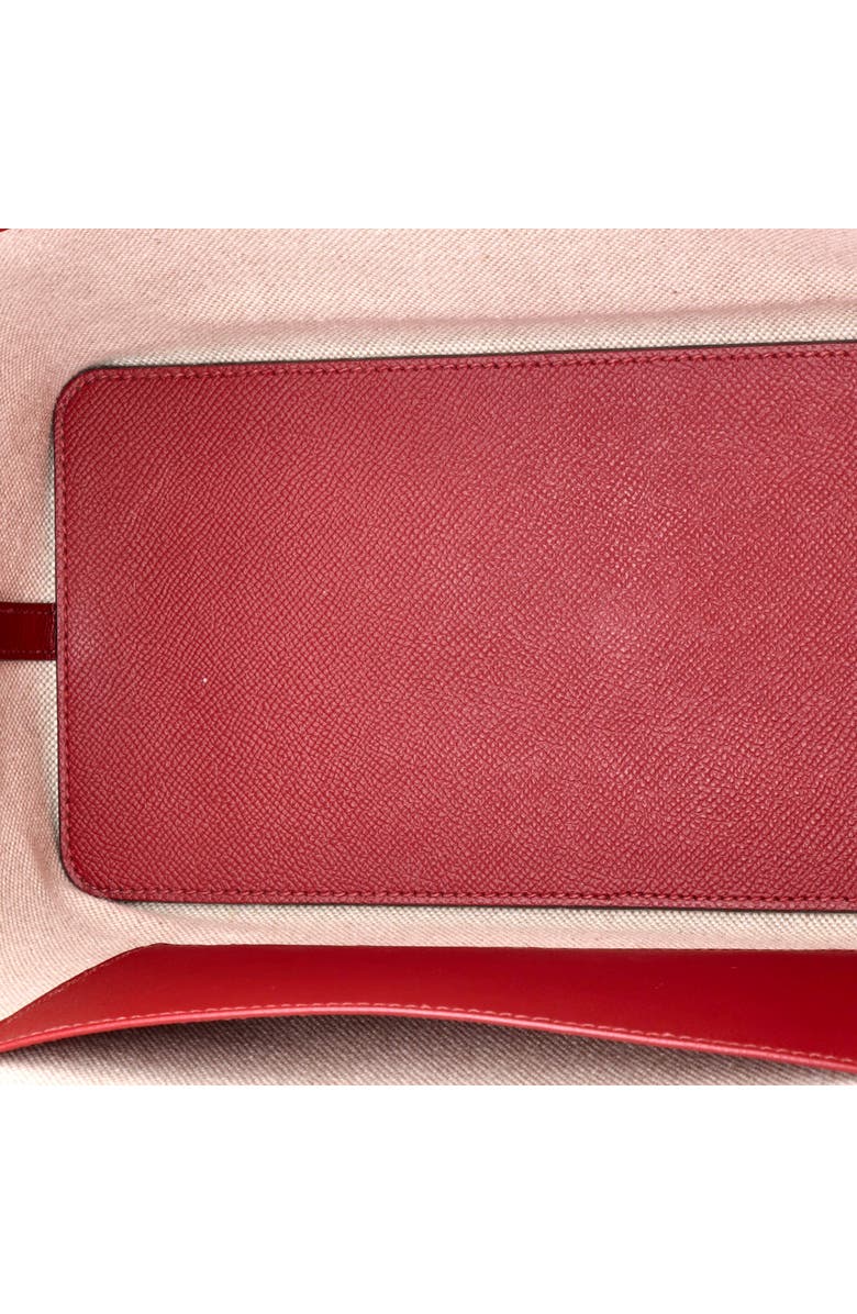 Pre-Owned Hermes Maxibox Cabas Evercolor with Epsom 30, Alternate, color, Bleu Agate