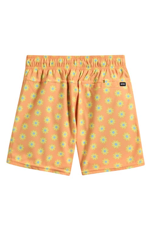 Shop Rip Curl Kids' Fun Times Water Repellent Volley Swim Trunks