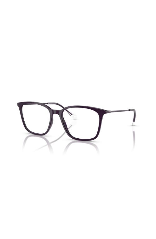 Armani Exchange 53mm Butterfly Optical Glasses In Black