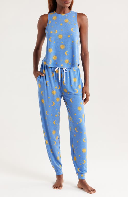 Honeydew Seeker Jersey Pajamas In Blue