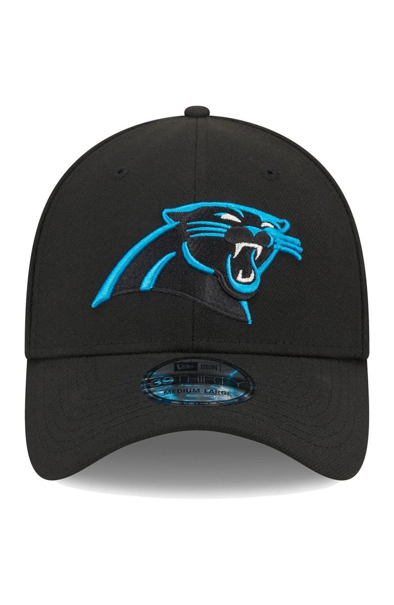 New Era Men's New Era Black Carolina Panthers  Main 39THIRTY Flex Hat, Alternate, color, 