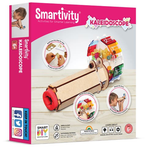 Kaleidoscope Diy Colorful Bead Viewing Retro Toy, Ages 6+