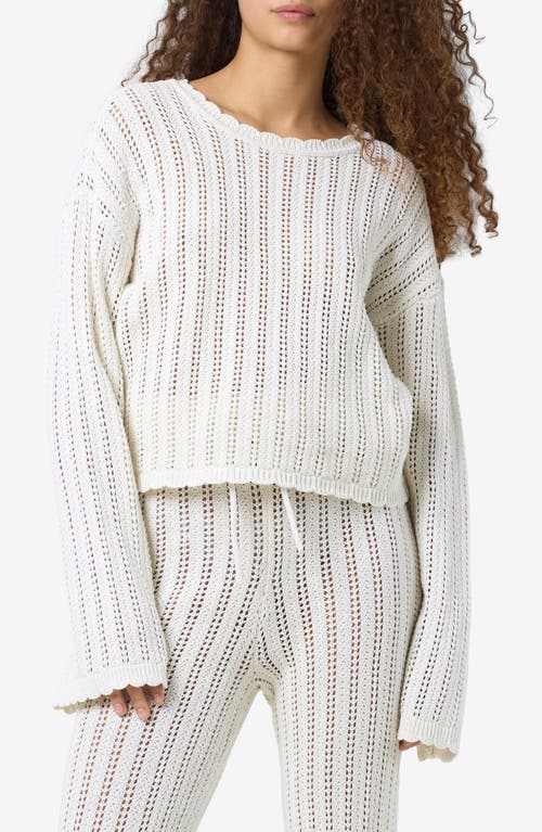 NOISY MAY NOISY MAY LAIKA OPEN STITCH SWEATER 