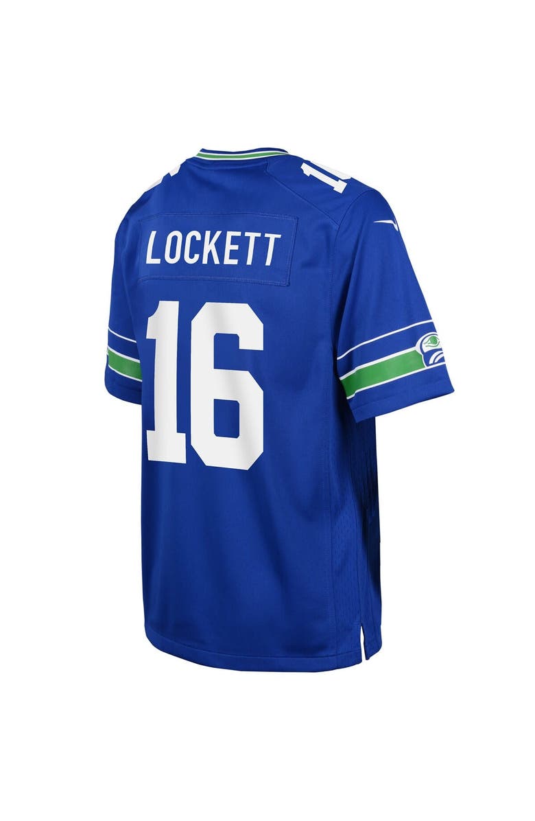 Nike Youth Nike Tyler Lockett Royal Seattle Seahawks Game Jersey, Alternate, color, 