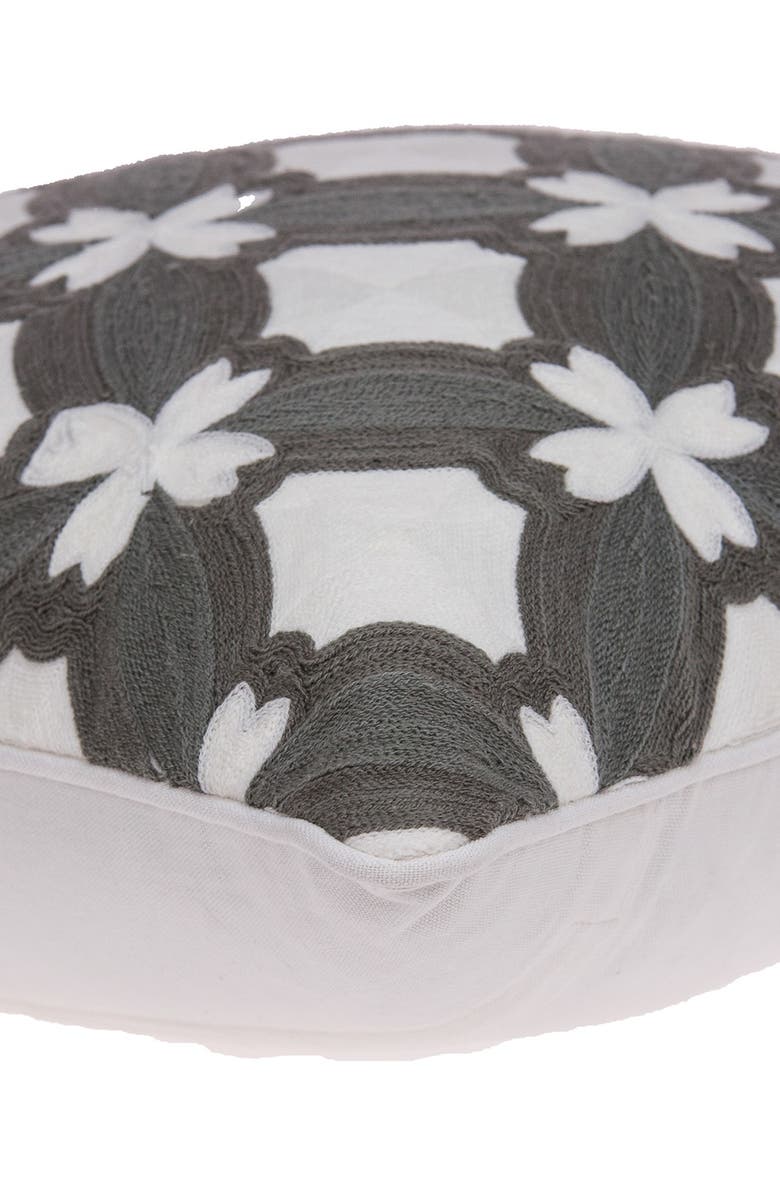 PARKLAND COLLECTION Noma Transitional Pillow - 20" x 20" - Grey, Alternate, color, Gray