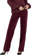 NYDJ Straight Leg Velveteen Trouser Pants