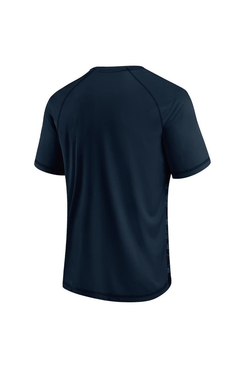 Men's Fanatics Branded Navy Seattle Seahawks Hail Mary Raglan T-Shirt, Alternate, color, Navy