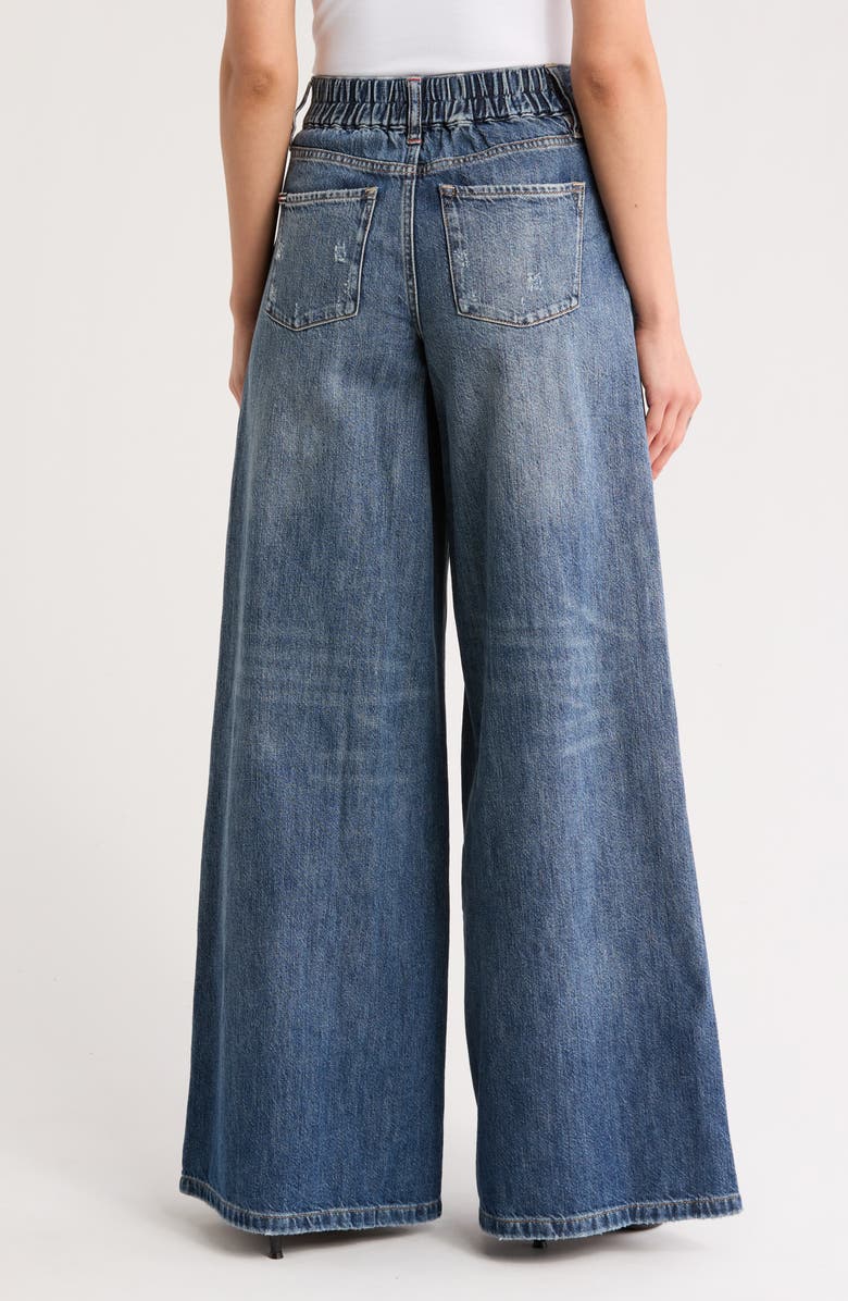 Alice + Olivia Branson Super Baggy Jeans, Alternate, color,