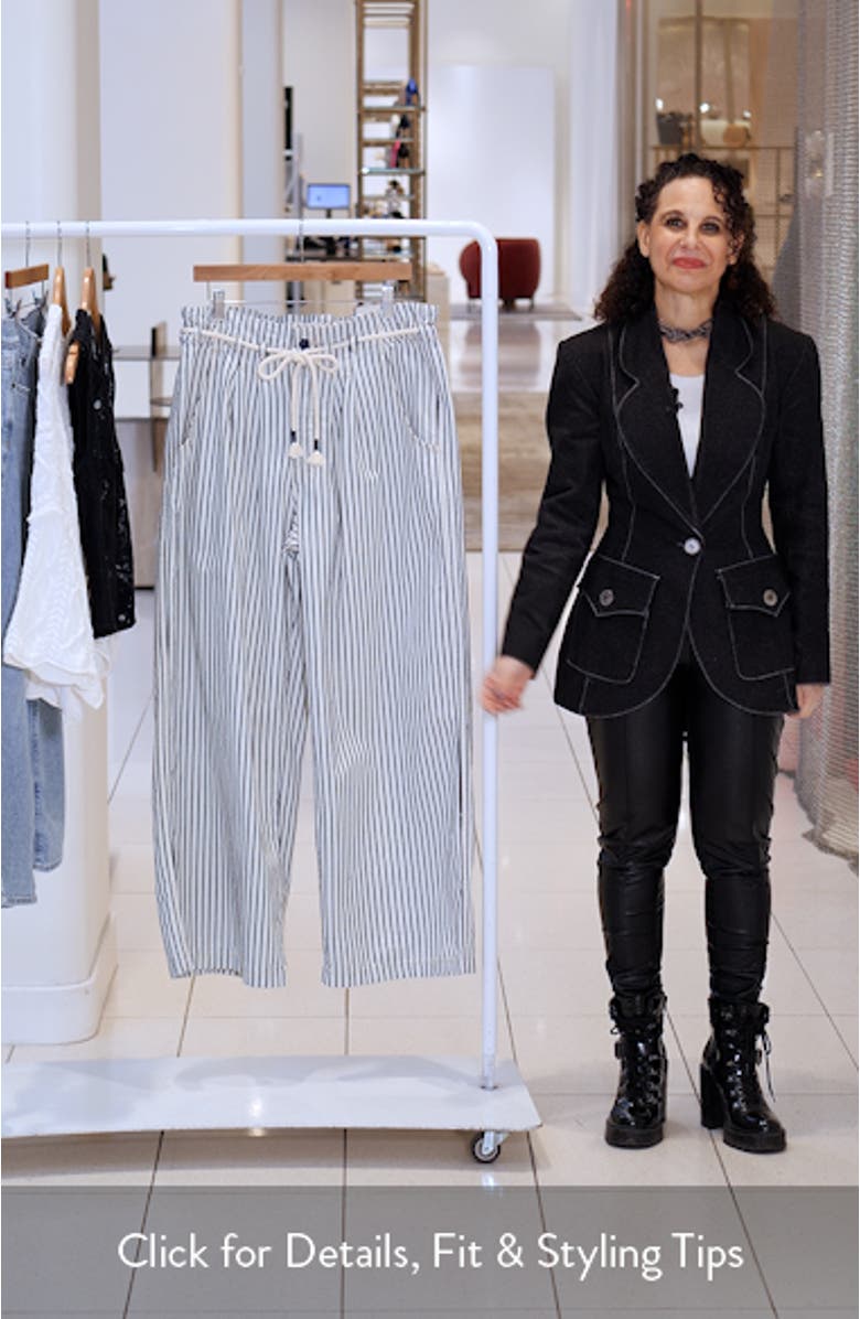 Dakota Stripe Wide Leg Pants