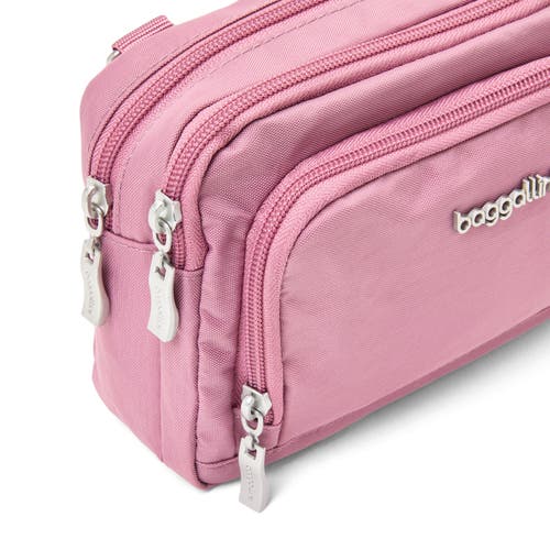 Baggallini Triple Zip Small Convertible Crossbody Bag