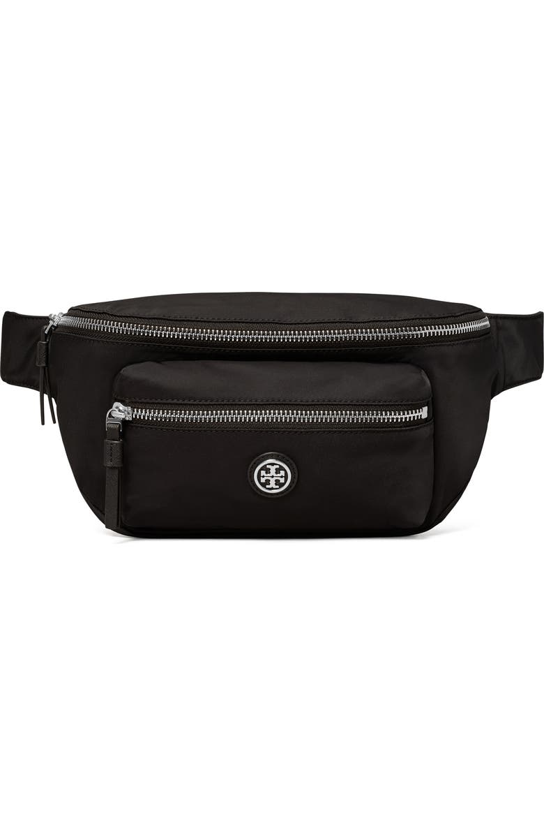 Tory Burch Virginia Recycled Nylon Belt Bag, Main, color,