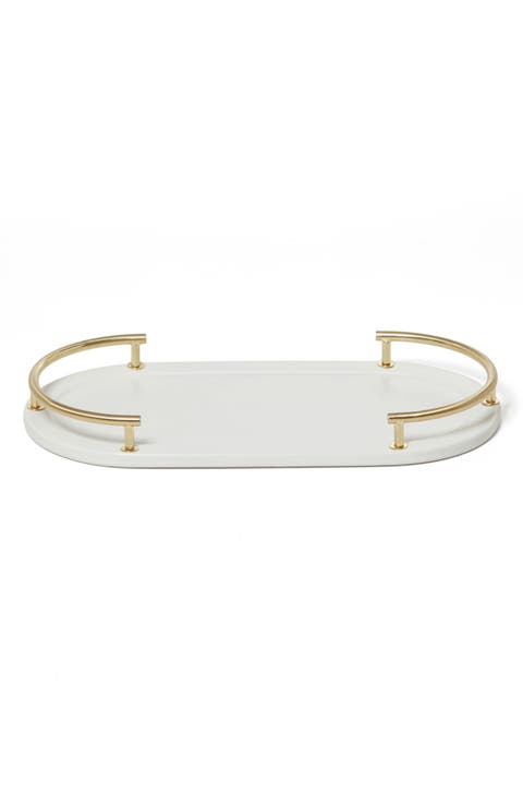 Dubai Brass Trim Amenity Tray