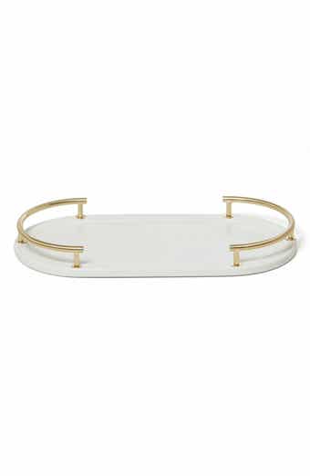 ROSELLI TRADING COMPANY Dubai Brass Trim Amenity Tray