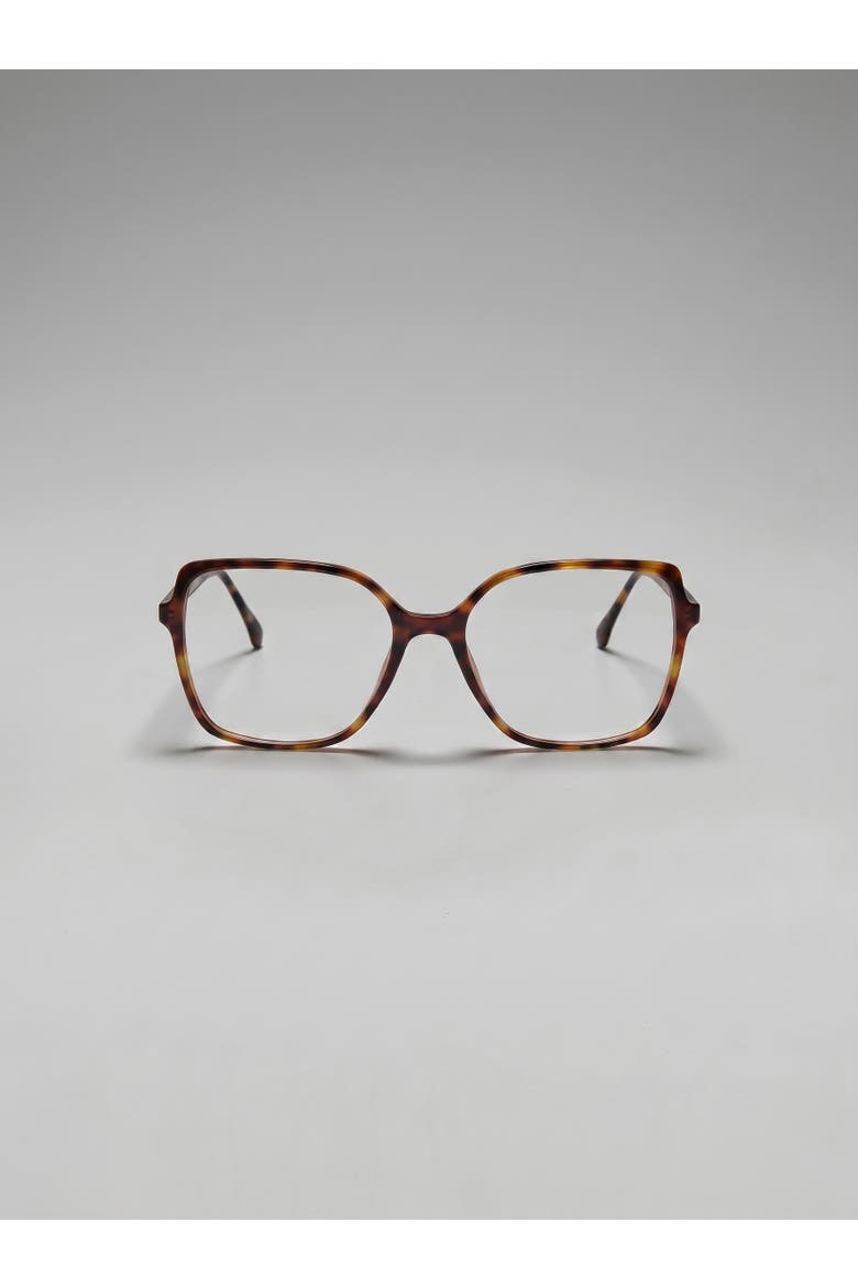 Aura 02 Poise 53MM Soft Square Eyeglasses In Tortoise, Main, color, Tortoise