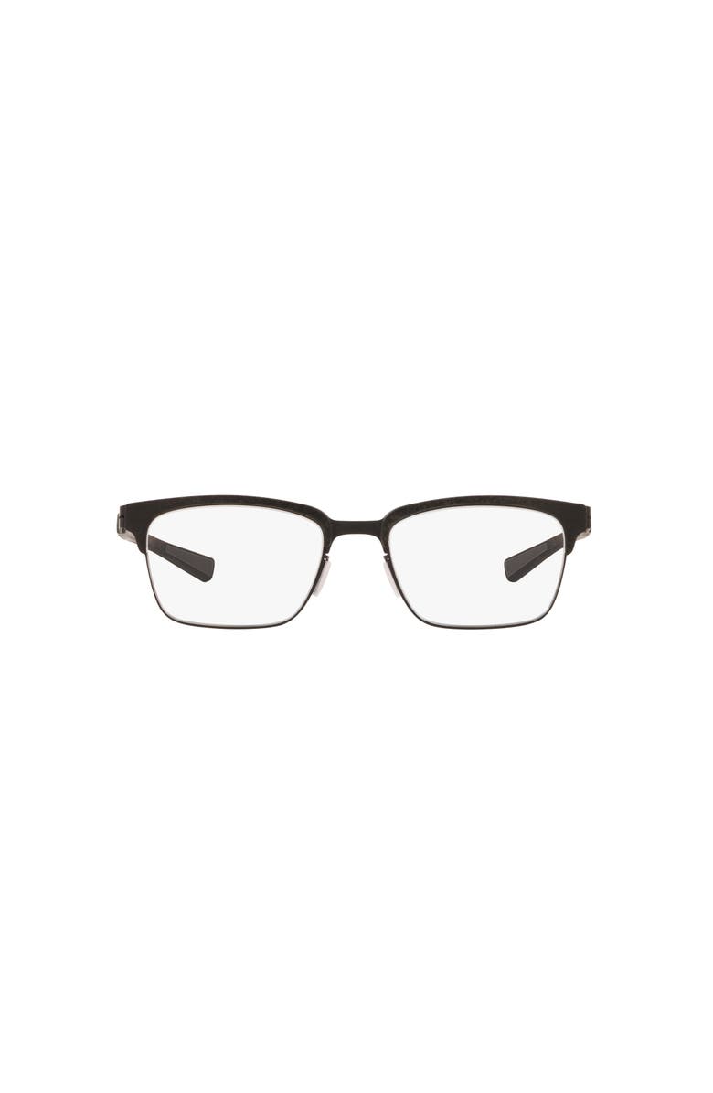 Costa 52mm Rectangle optical glasses, Alternate, color, Black