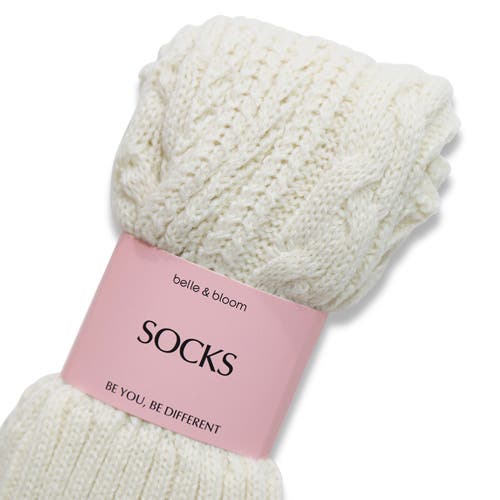 Belle & Bloom City Cool Leg Warmers In White