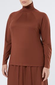 Marina Rinaldi Fatima Turtleneck Virgin Wool & Cashmere Sweater