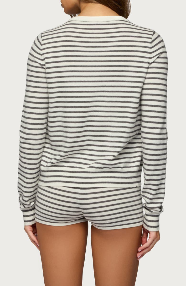 EDIKTED Lillian Stripe Cardigan, Alternate, color, 