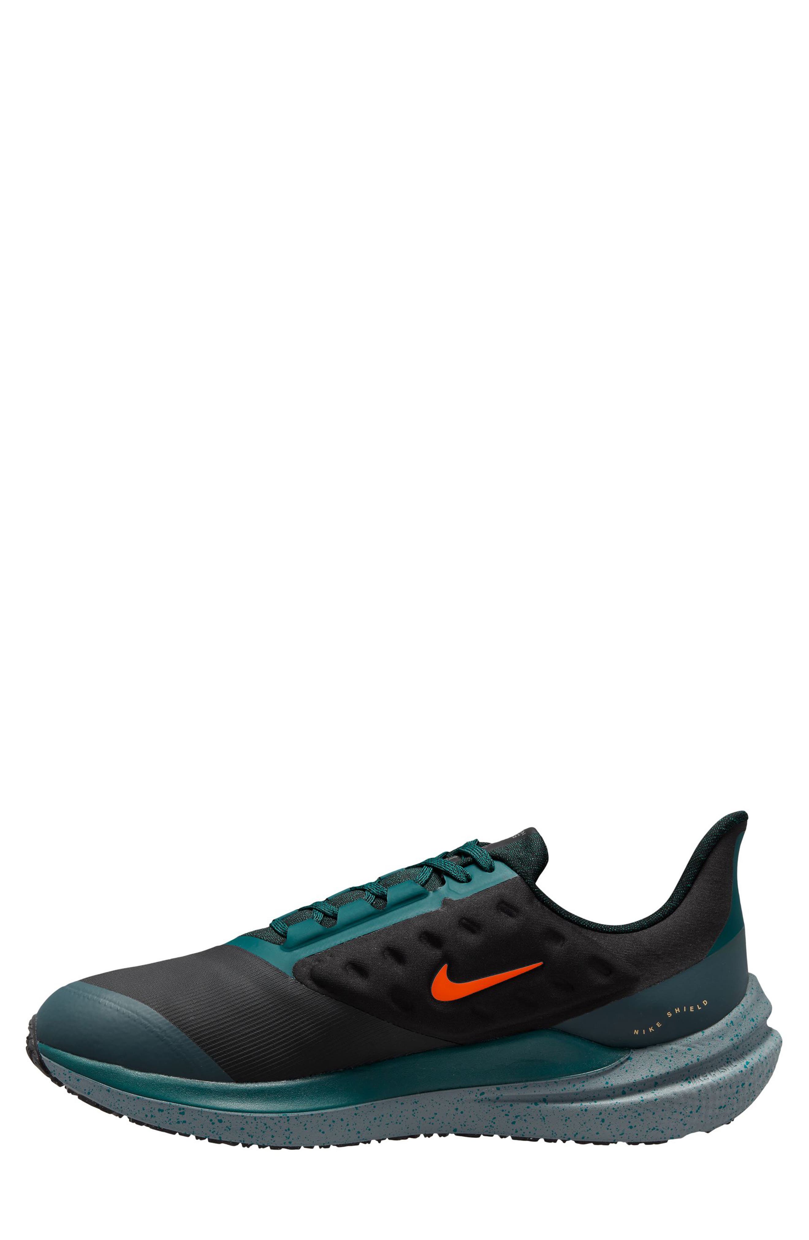 Nike Air Winflo 9 Water Repellent Running Shoe, Alternate, color, 