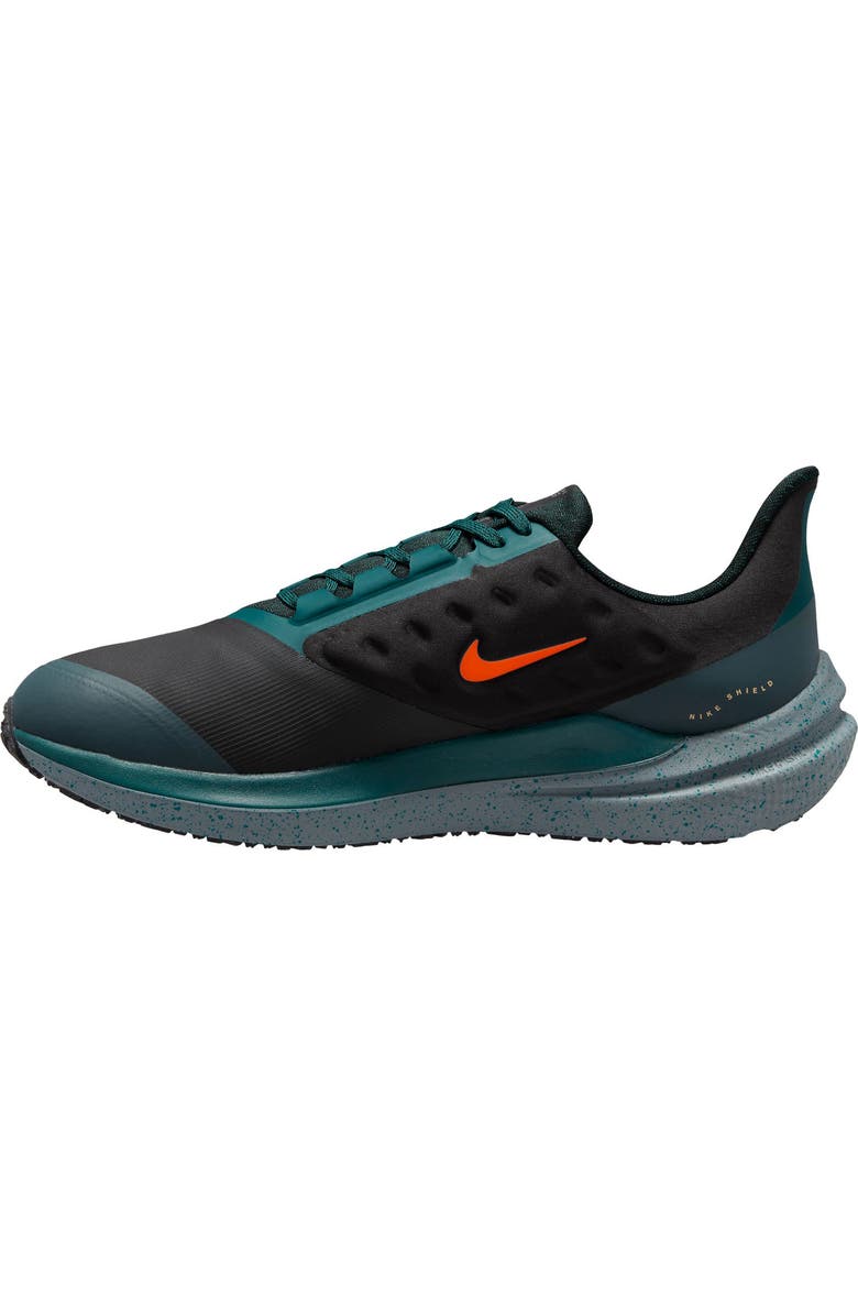 Nike Air Winflo 9 Water Repellent Running Shoe, Alternate, color,