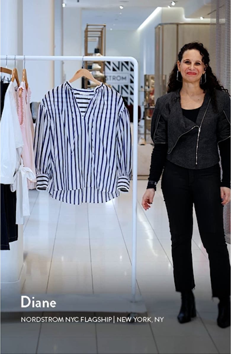 Julius Stripe Cotton & Silk Top, sales video thumbnail