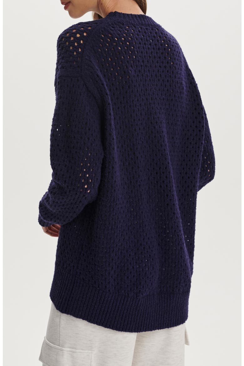 Grady Bouclé Sweater, Alternate, color, EVENING BLUE