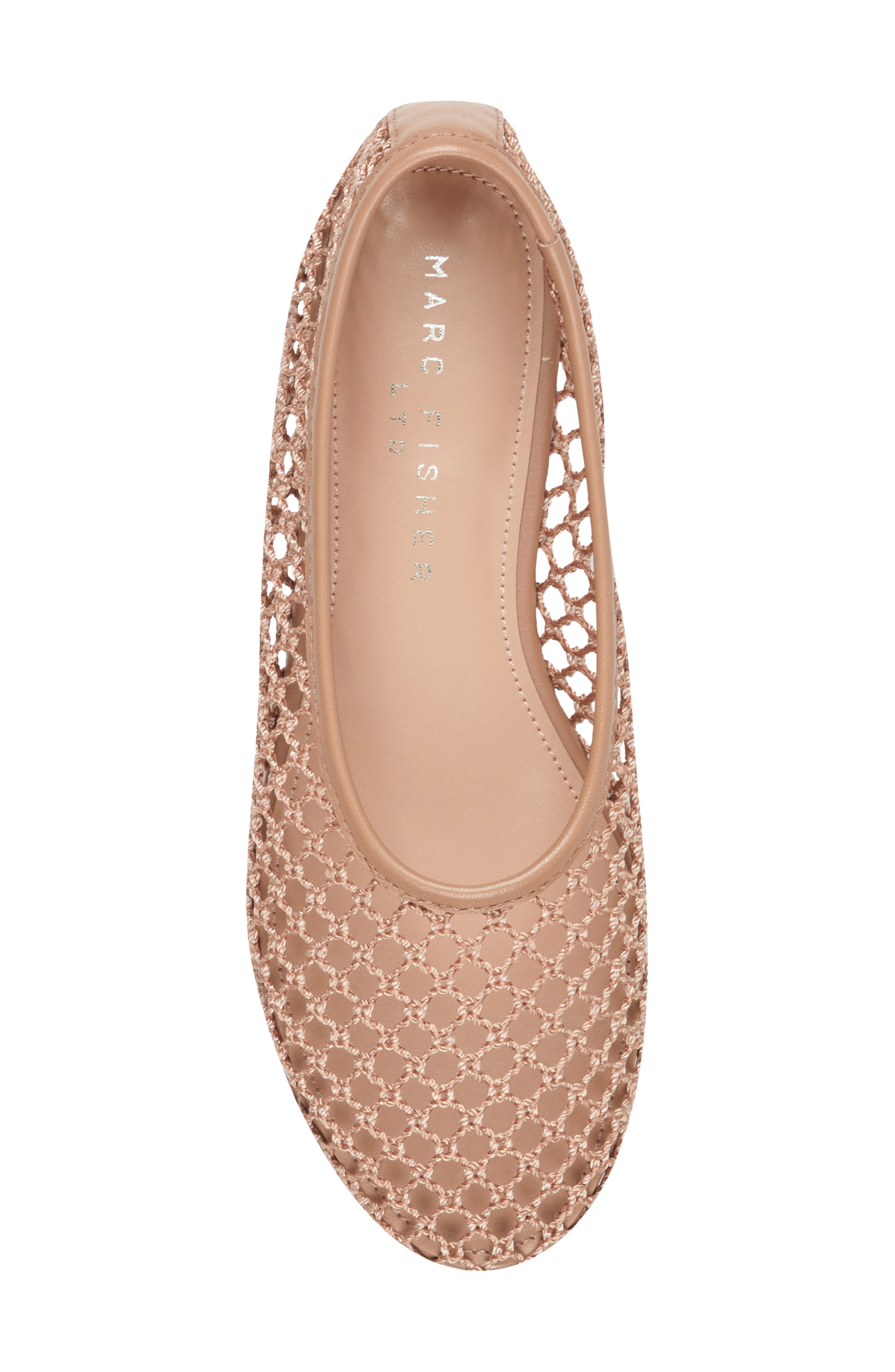 Jazlyn Pointed Toe Flat, Alternate, color, MEDIUM NATURAL
