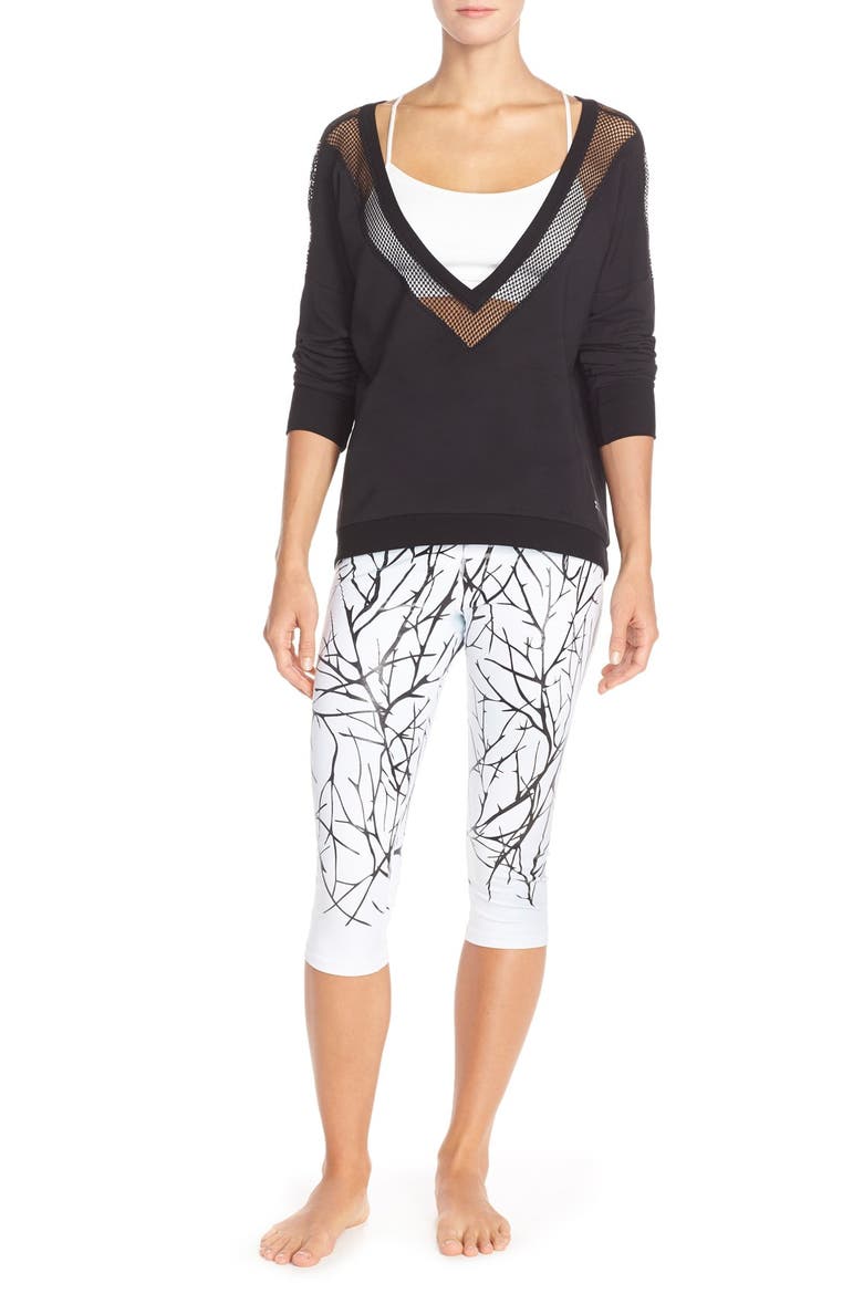 'Adrian' Pullover, Alternate, color, BLACK