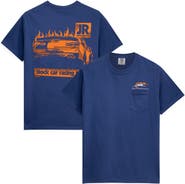 JR MOTORSPORTS OFFICIAL TEAM APPAREL Men's Navy JR Motorsports Stock Car Racing Team Pocket Heavyweight T-Shirt