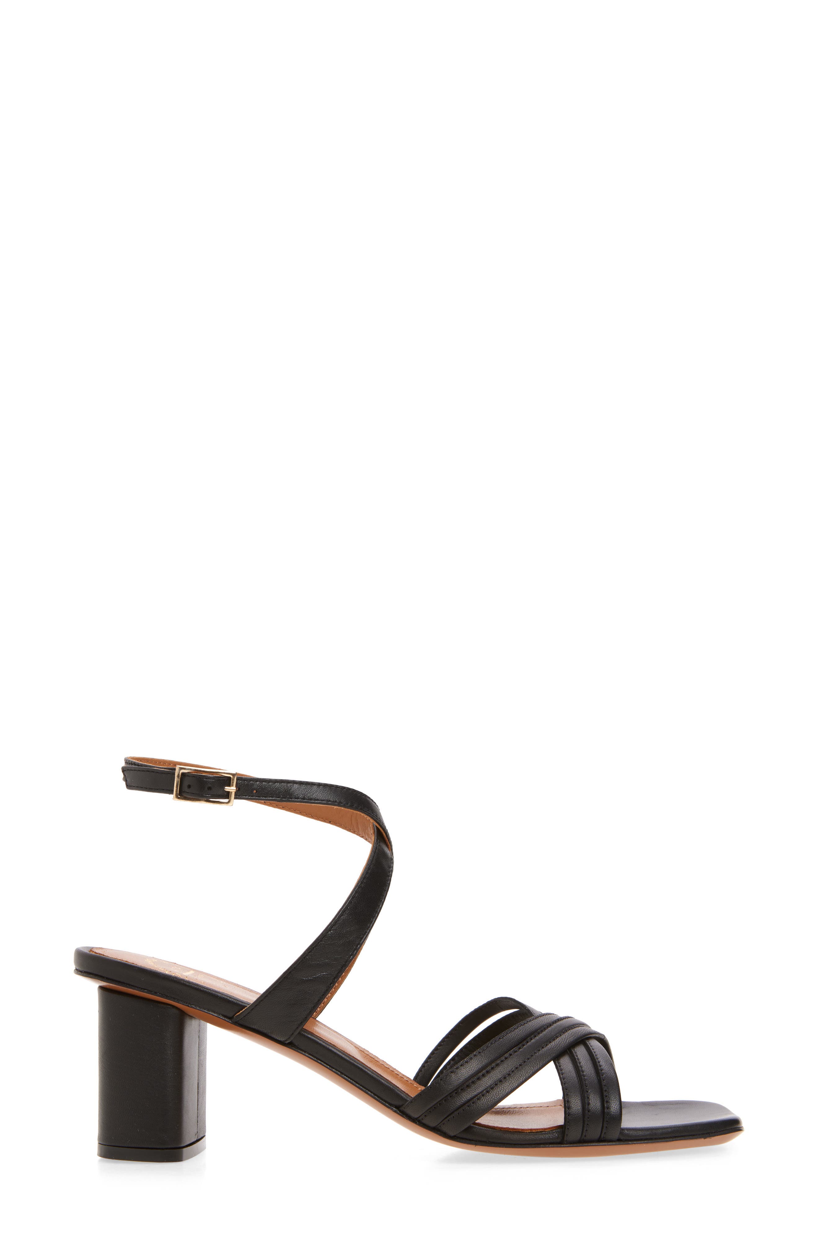 ATP ATELIER Ledro Ankle Strap Sandal, Alternate, color, Black