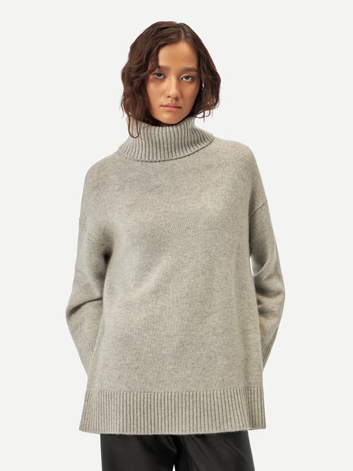 Gobi Mongolian Cashmere Cashmere Roll-neck Sweater In Dawn Blue