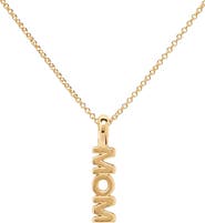 MADE BY MARY Mom Charm Necklace