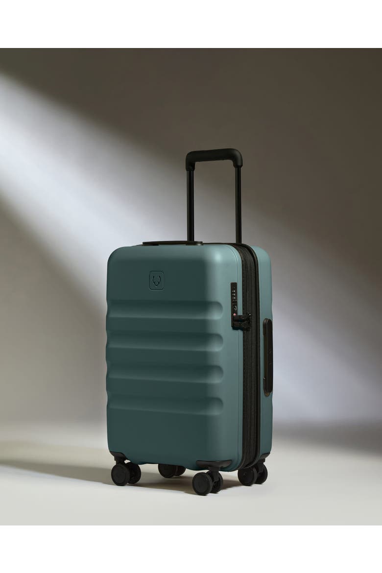 Icon Stripe Expendable Carry-on Luggage, Main, color, Glade Blue