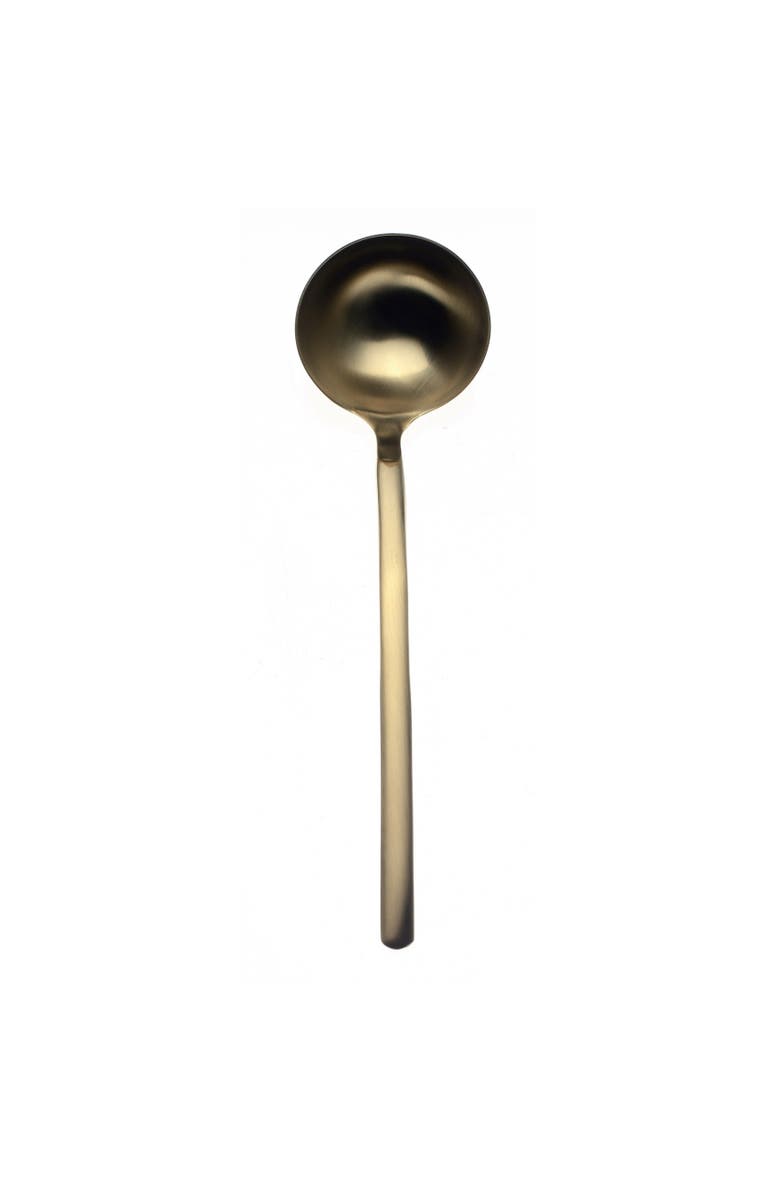 Mepra Due Gravy Ladle, Main, color, Ice Gold