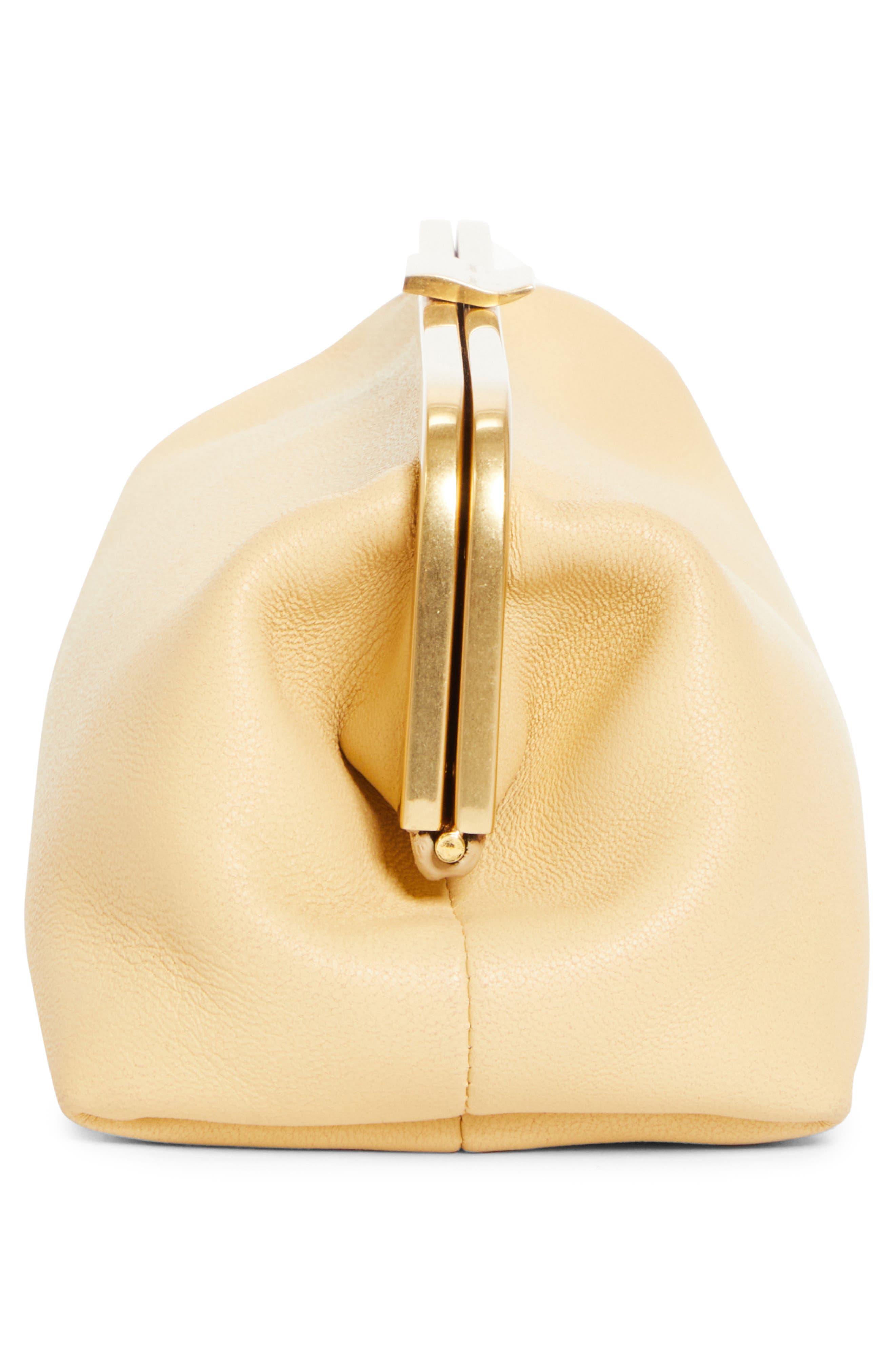 Armory Leather Clutch, Alternate, color, BIRCH