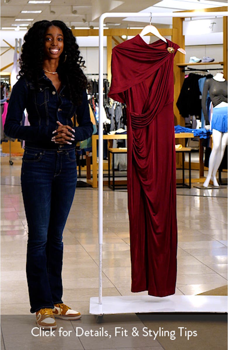 Enchanted Drape Maxi Dress, sales video thumbnail